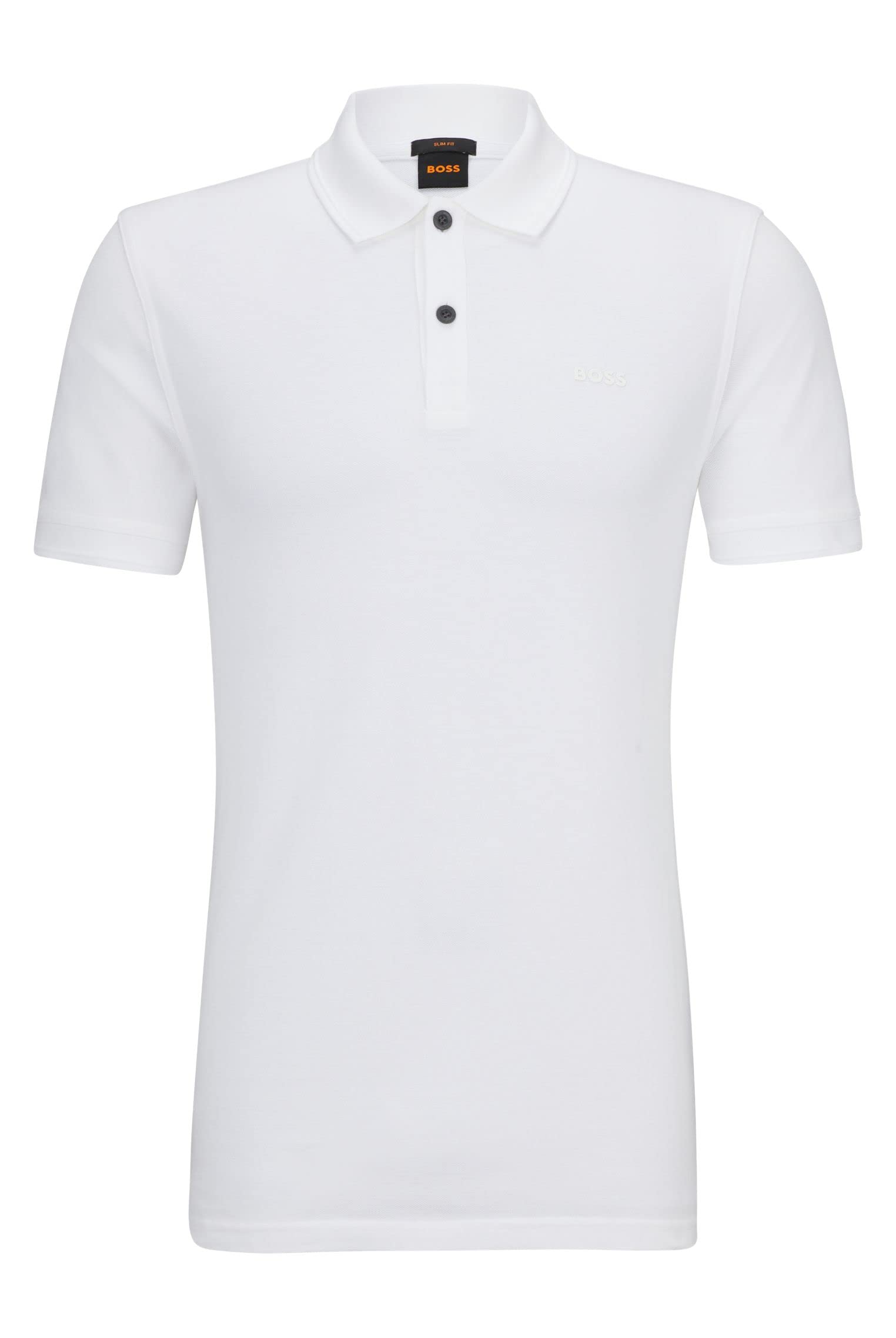 BOSS Herren Prime Polohemd, White100, XXL EU