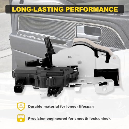 Image of CK2Z1521812K Passenger Side Door Lock Actuator Front Right Door Lock Latch Actuator Compatible with Ford F150 2015-2020, F250 F350 F450 F550 Super Duty 2017-2021, Replace# 937-990 HL3Z1521812D