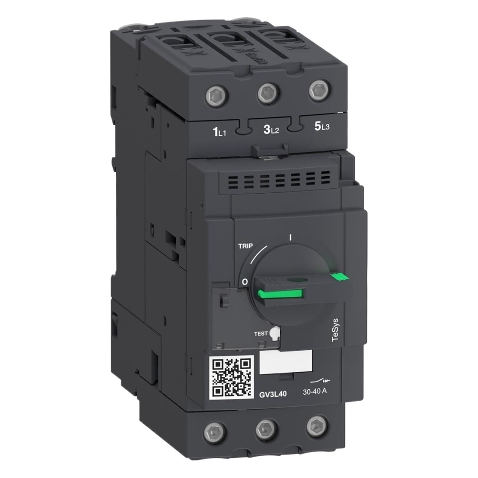 CJKXPZMH GV3L40 GV3-L40 Motor circuit breaker, GV3, 3P, 40 A, rotary handle