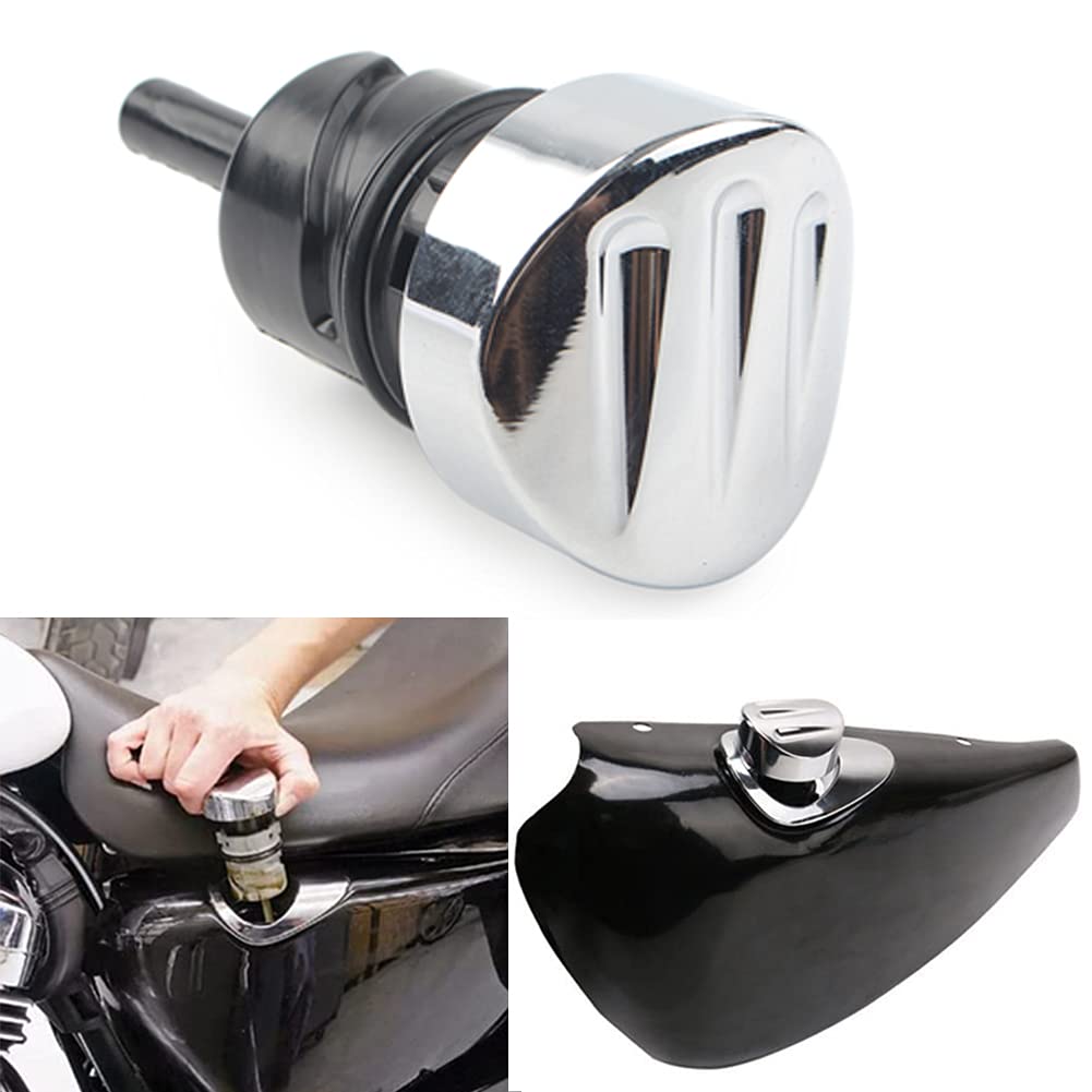 Korek wlewu oleju chromowanego pasuje do Harley 04-19 Sportster 48 XL 883 1200