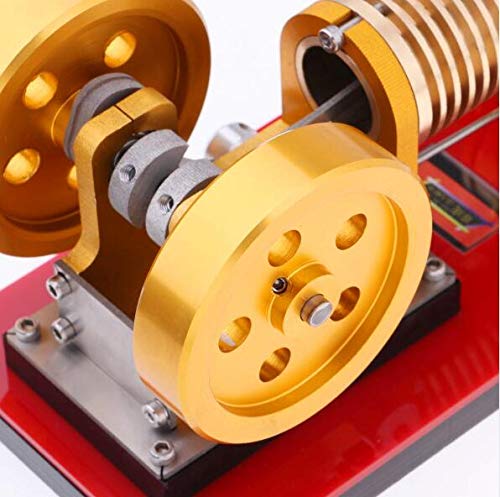 2021 Double A Steering Mechanische Modell Flamme Licker Eater Doppel Fliegen Modell Der Stirling-Generator-Motor, Der Kalorischen Kraft Construction Kit