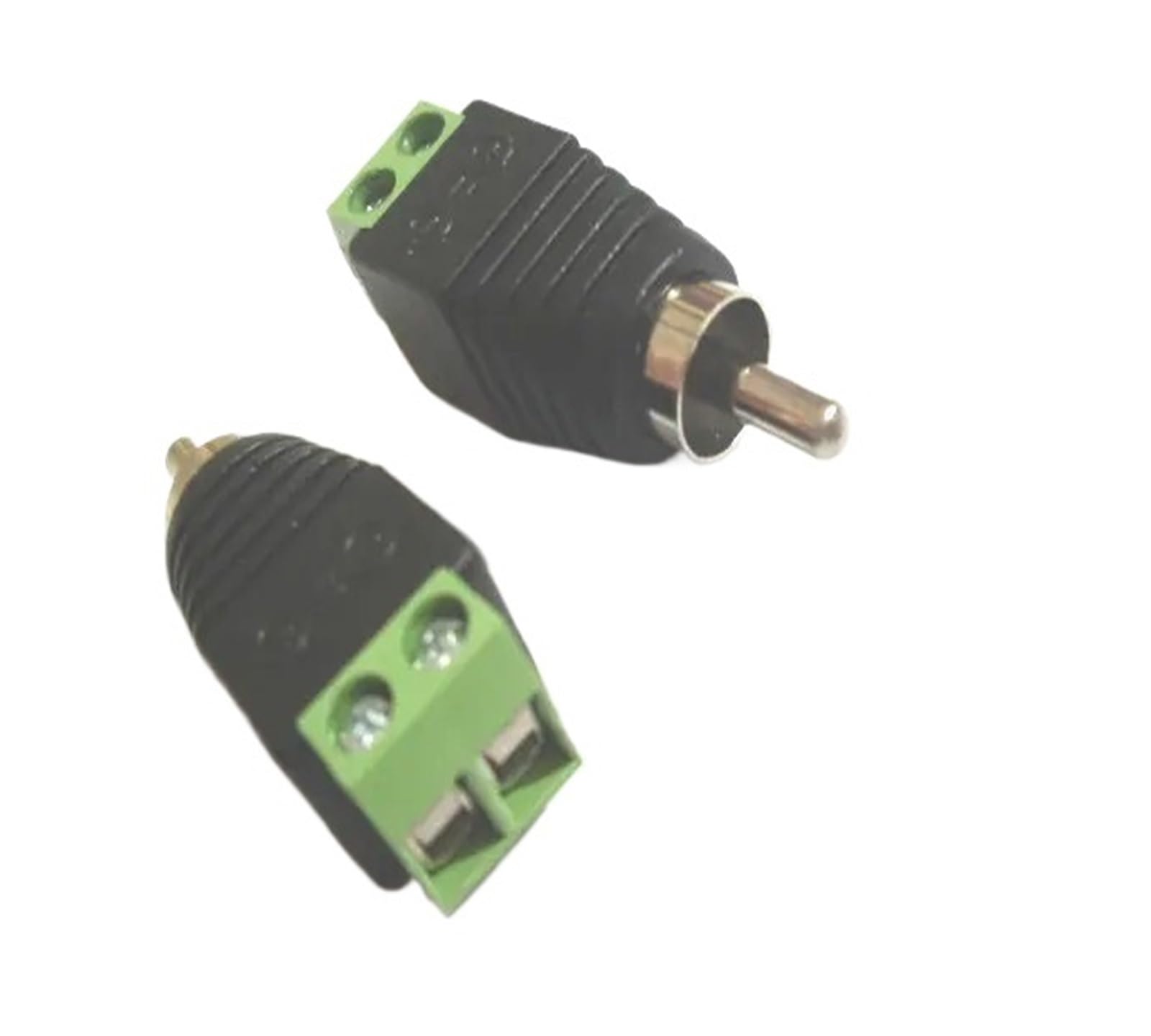 Bornier vers RCA mâle for adaptateur vidéo TV, connecteur Cinch, 100 pièces