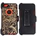 Apple iPhone 6S Plus Case,Heavy Duty Defender Impact Hybrid Rugged with Built-in Screen Protector Case Cover for iPhone 6S Plus(Orange-Grass-Camo)