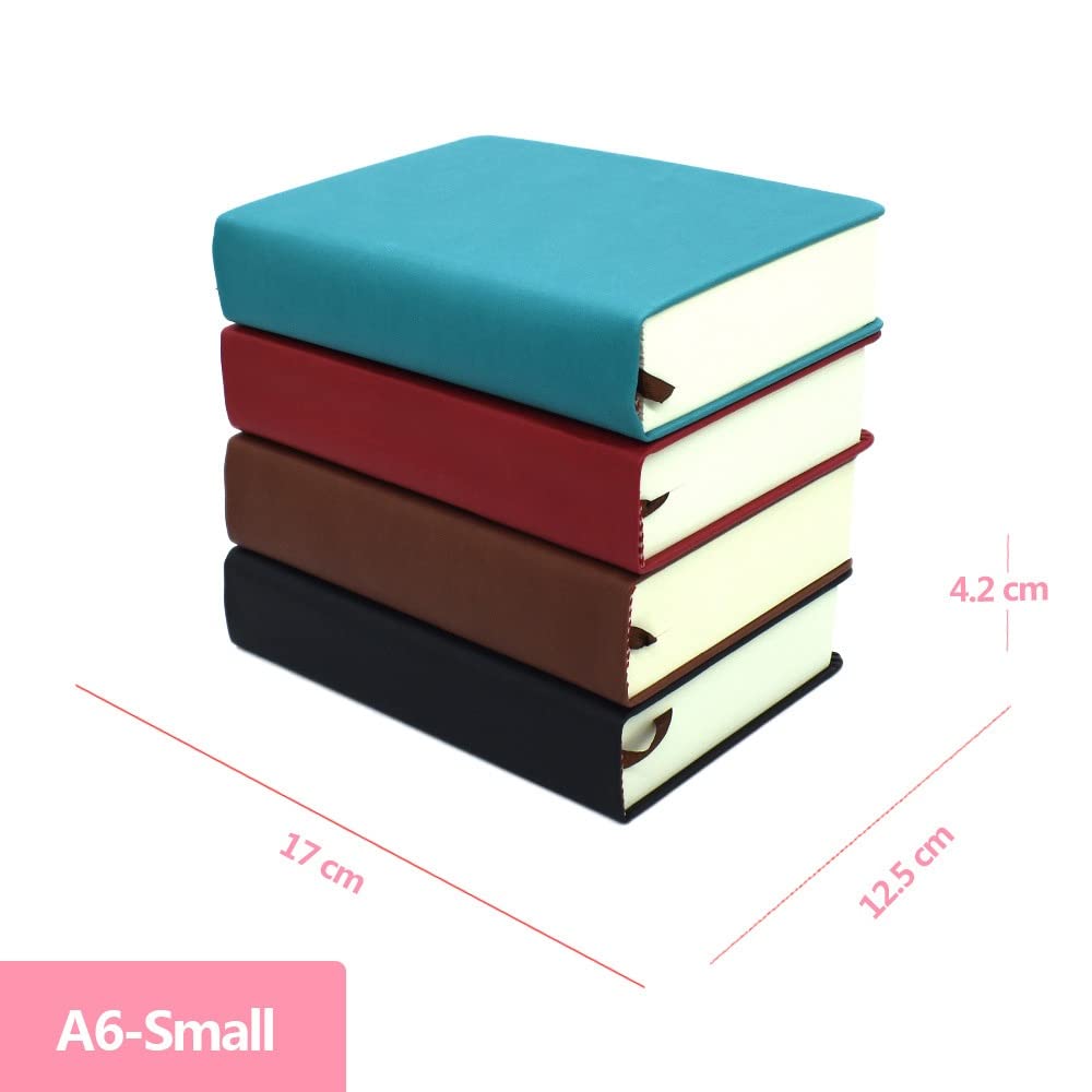 Blocco note bullet con copertina in pelle: A4, A5 e A6, carta spessa avorio, ideale per l'organizzazione delle agende A6