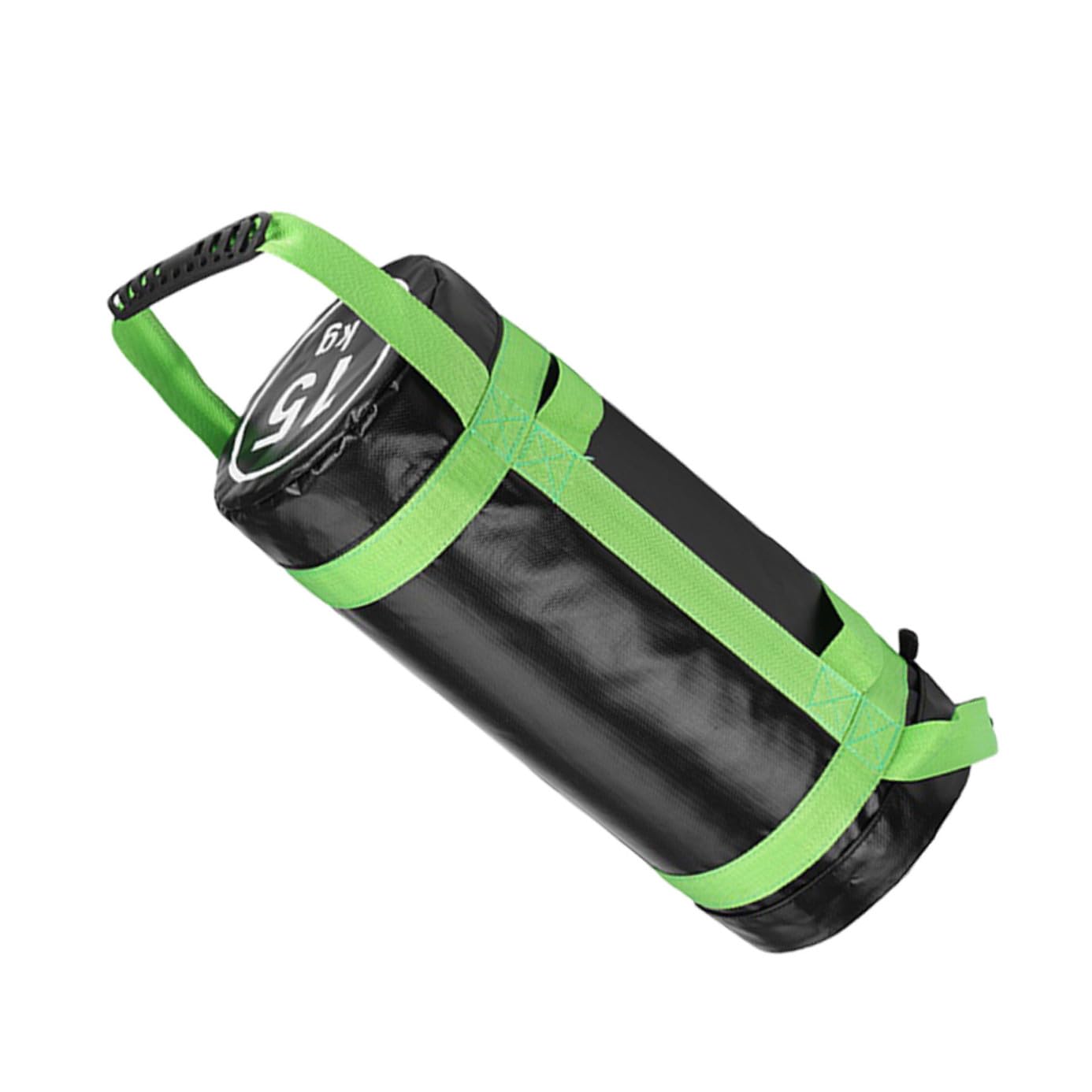 PRETYZOOM Sandsack Fitness Griffen Krafttraining für Gewichtstragender mit PVC Trainingssack aus Stoff und Fitnessübungen
