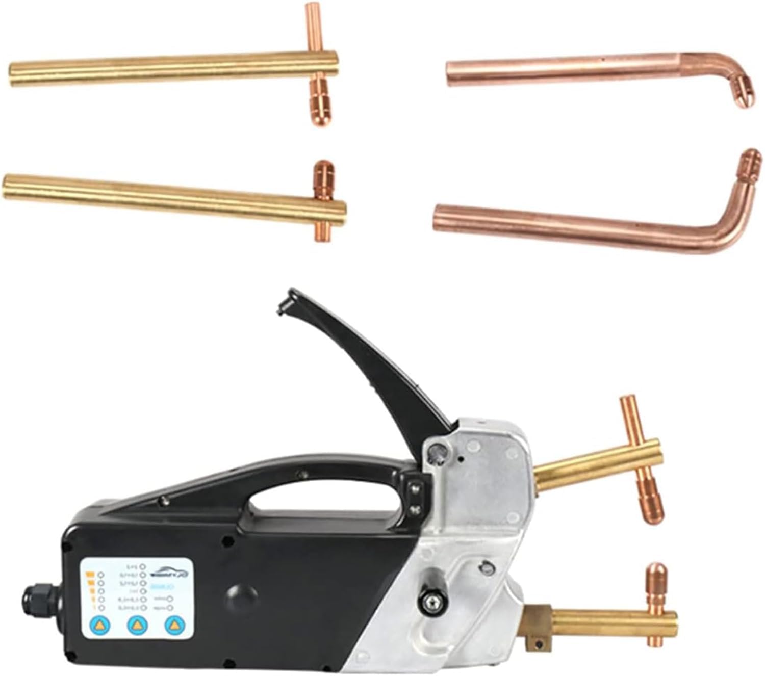 KJHYYPP Electric Spot Welder, Single Phase Portable Handheld Welding Gun, Double Side Spot Welding Machine, 2.0+2.0mm Sheet Metal Repair Tool