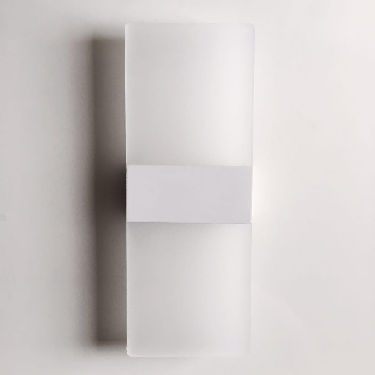 6W LED Wall Sconce Lights, Modern Acrylic Wall Lamp Led Wall Light Perfect for Decorative Living Room Lights Bedroom Lamps Corridor Wall Lighting LED Night Light, Warm White