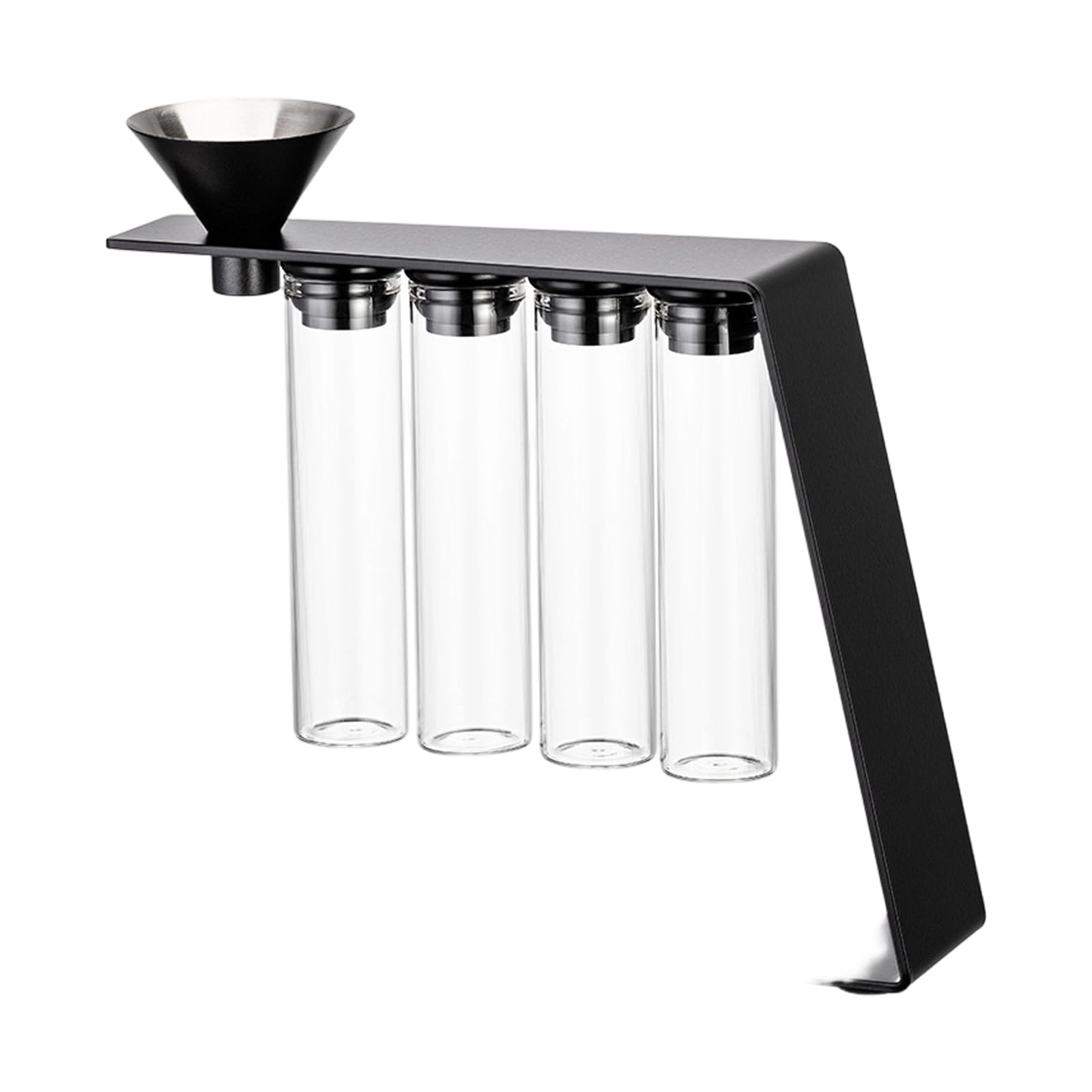 JSGHGDF Space Saving Coffee Holders Clear Glass with Closure and Ventilation Clear Coffee Storage Jar