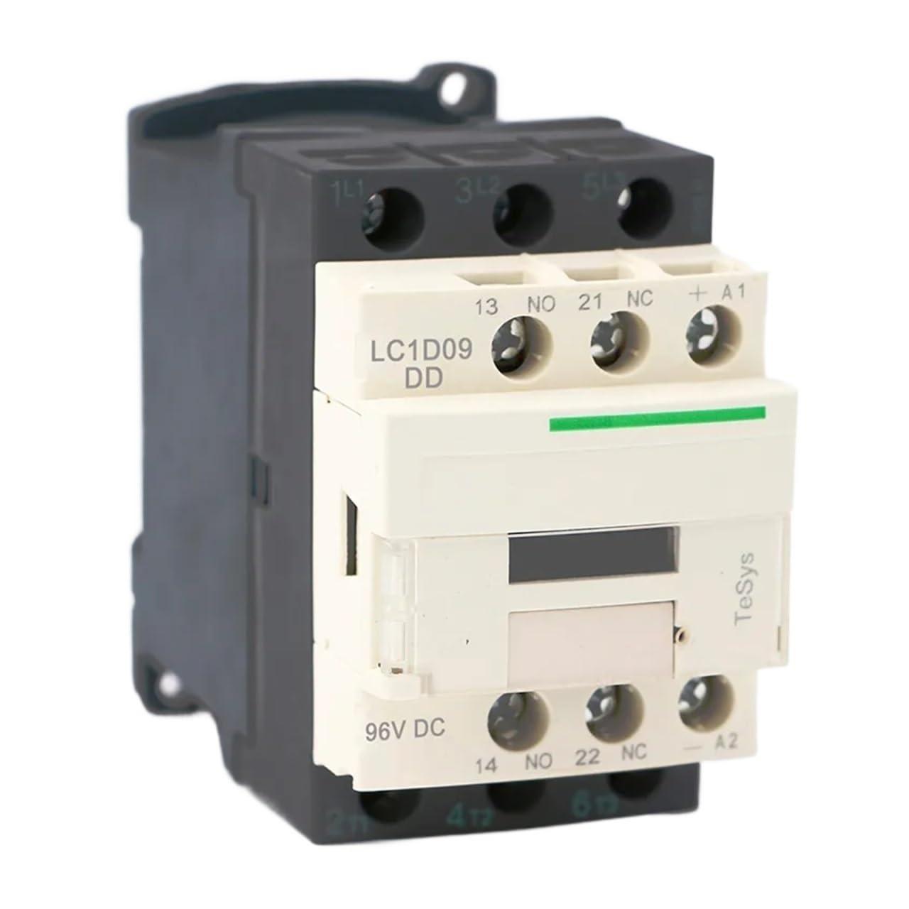 Contacteur LC1D09DD bobine 96V DC tripolaire 9A pour armoire électrique 3NO
