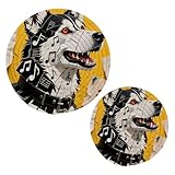 Multifonction : il ne s'agit pas seulement d'une décoration de cuisine, vous pouvez utiliser les dessous de plat sur les tables de salle à manger en bois, en granit ou en verre, ce qui protégera votre table de l'humidité et des rayures. Vous pouvez également poser la casserole chaude, la théière à café, les tasses, la cuillère et la plaque de cuisson sur le tapis, réduisant le bruit et le rendant plus joli.