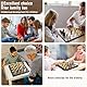 Peradix Magnetic Schachspiel/2 Extra Damen,Schachbrett Holz Hochwertig,Schach für Kinder Jahre Mit Staunton Schachfiguren,Klappbare Schachspiel für Anfänger Reisen 30cm