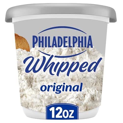 Philadelphia Whipped Cream Cheese Spread, 1 Tub, for Smooth, Spreadable