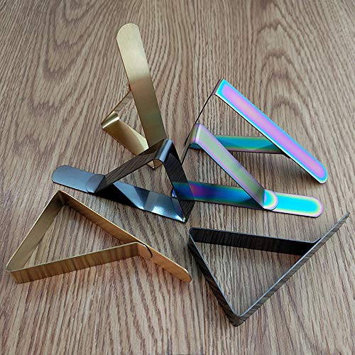 12 Pack Stainless Steel Tablecloth Clips Outdoor Table Cover Clamps Picnic Tablecloth Holders For Picnic Table And Parties, 3 Bright Colors #TOP7