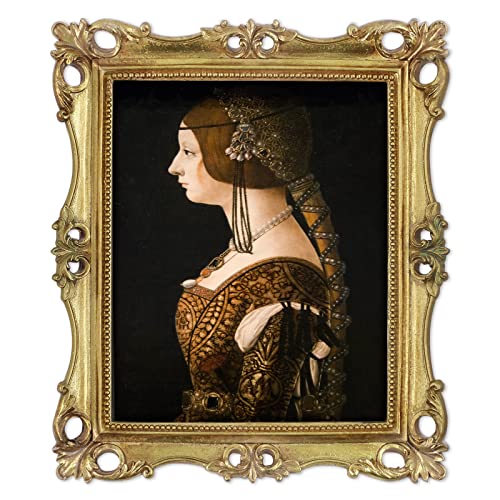 8x10 Photo Frame Antique Frame 8x10 inch(20x25 cm) Vintage Picture Frames 10 x 8 in Gold, Wall and Tabletop Picture Frames