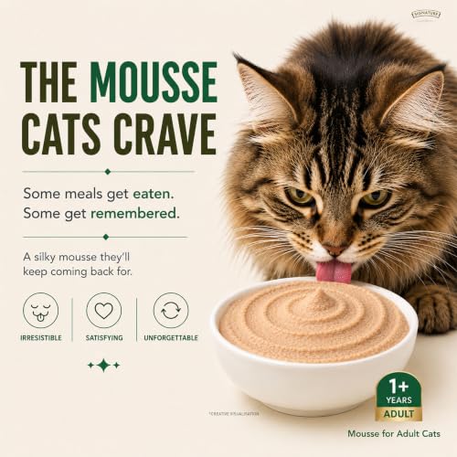 Image of Grain Zero Adult Cat Wet Mousse 80g Pack of 5, 400g | Tuna Flavour | Rich in Protein, Hydrating & Easy to Digest | Grain Free, No Artificial Flavours | with Essential Vitamins & Antioxidants