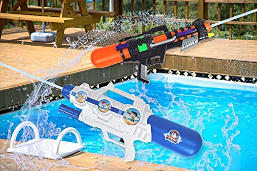Large Water Guns For Kids, Super Squirt Gun Water Soaker Blaster High Capacity - Big Size Long Shooting Range Summer Water Toys Gun For Boys Girls And Adults Outdoor Pool/Garden Fighting (Black) #TOP2