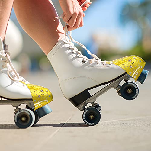 Lenwen 4 Pcs Toe Cap Guards Protectors Roller Skate Cap Protectors