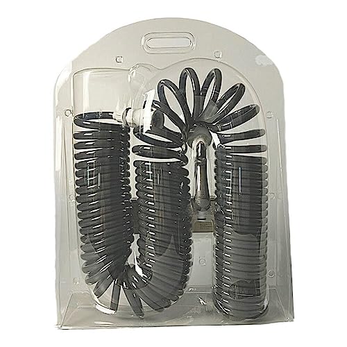 カインズ(CAINZ) 巻き取りがいらないのびるカールホース 長さ15m CH-15D 適合ホース 外径12mm 内径9mm 適合蛇口丸型16mm ノズルパターン6種類 ガーデン 庭 園芸