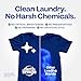 Earth Breeze Laundry Detergent Sheets Fresh Scent - 60 Loads Eco Liquidless Soap - Travel-Friendly for Hot & Cold Cycles, Tackles Tough Stains & Odors - Gentle on Skin, 30 Ct