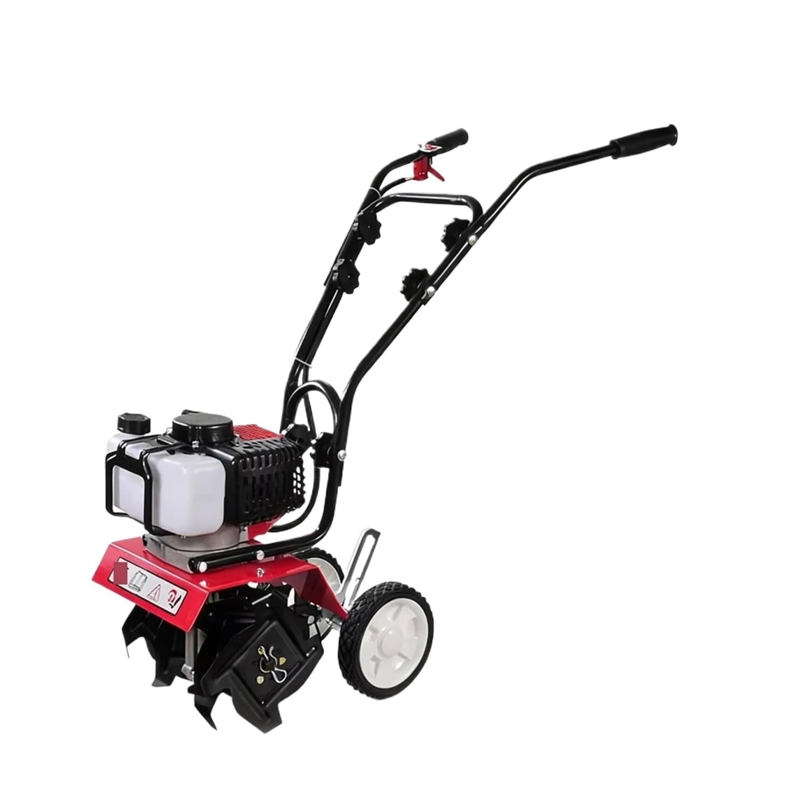 Coltivatore elettrico da giardino, 2 tempi a 4 tempi, alimentato a gas, mini passeggiata dietro il suolo, macchina rotativa per diserbo e preparazione del terreno