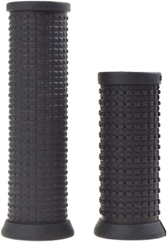 2 Pcs Black Bike Long/Short Handlebar Grips for Twising Shifter, Shockproof Anti Slip MTB Parts, Cycling Parts and Components Anti Slip Soft TPR Rubber Grips, Bicycle Handlebar Grips