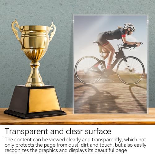 100 peças de protetores de revistas para colecionadores 23,5 x 29 cm, mangas de plástico transparent