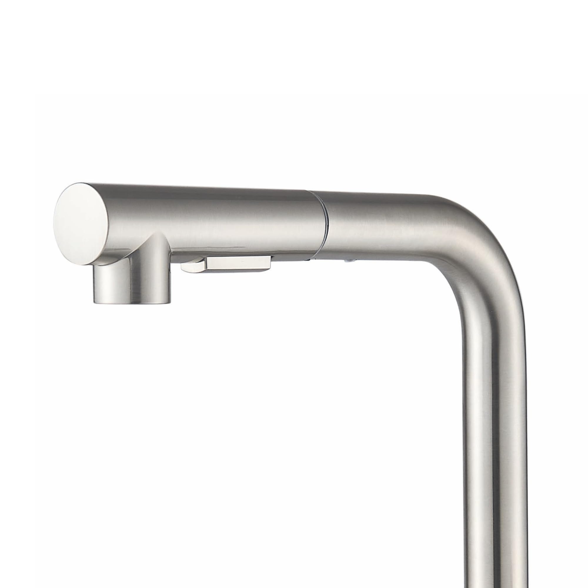 CATA Grifo de Cocina XSE X/B, Caño Alto, Monomando, Cartucho Cerámico, Giratorio 360º, Extraíble, Aireador, Anti Calcáreo, Satinado, Reductor Caudal 5L, Función Ducha, Flexible Acabado Inoxidable