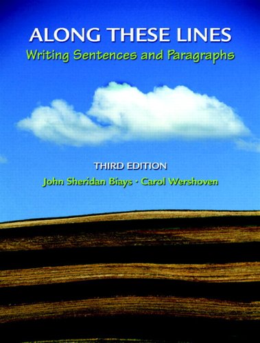Along These Lines: Writing Sentences and Paragraphs (with MyWritingLab Student Access Code Card) (Mywritinglab (Access Codes))