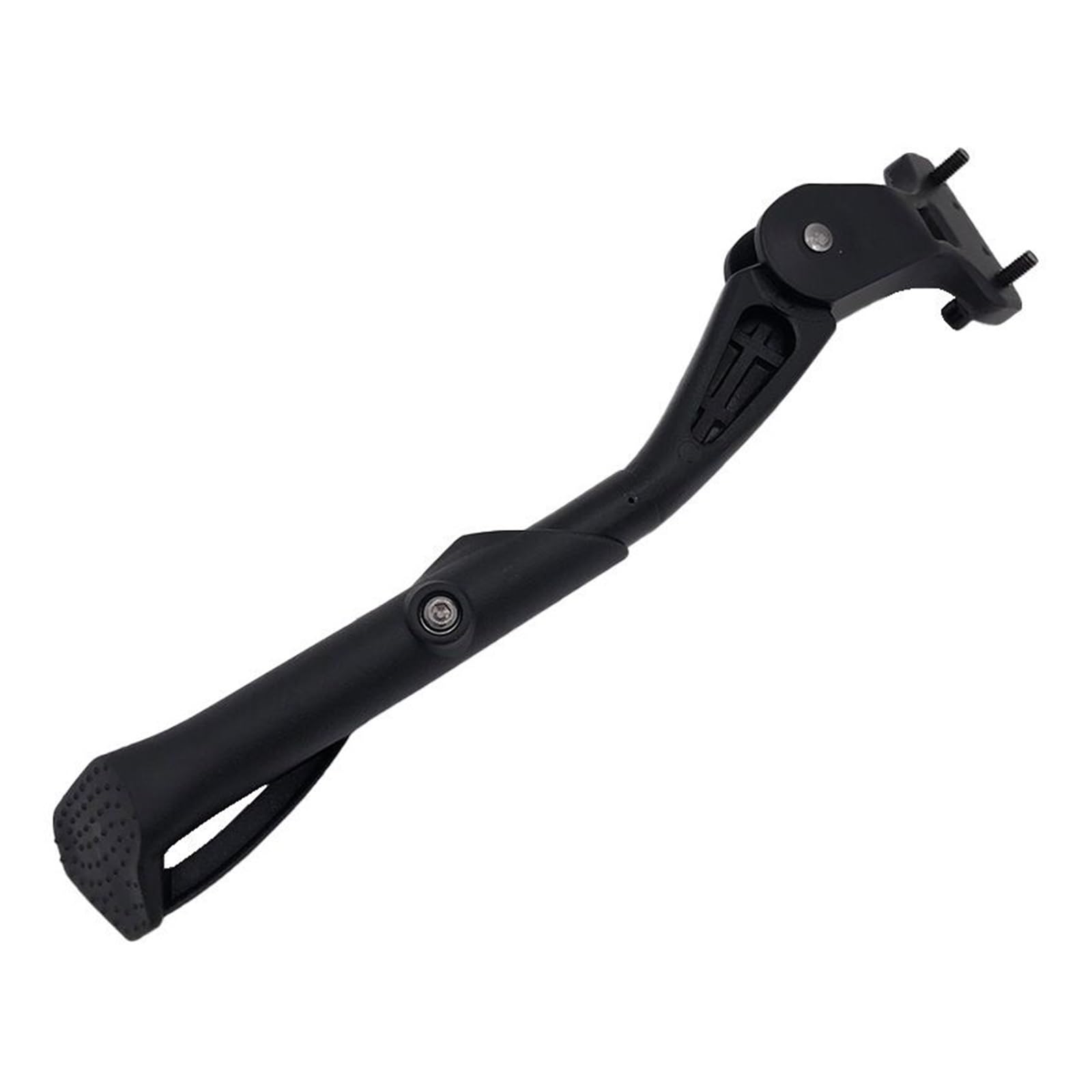 Piede su kickstand bicicletta Cavalletto for bici da neve Fat Bike da 20" 24" 26" Cavalletto for bicicletta elettrica Cavalletto di supporto posteriore Supporto for parcheggio laterale regolabile Punt