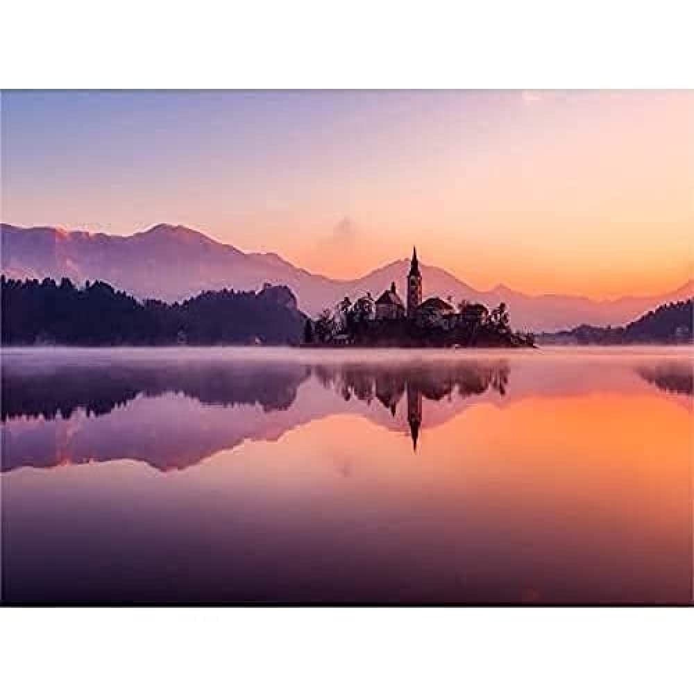 Lake Bled Island Slovenia Wall Art Print