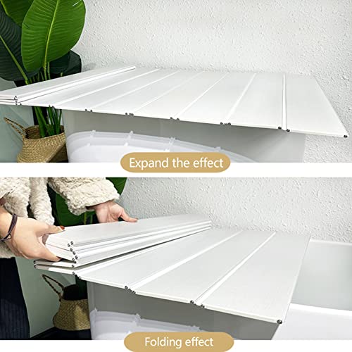 Tapa de baño que evita la pérdida de calor y protege del polvo con su panel de PVC 4