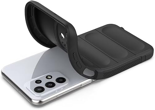 Miniatura 5 de Aikukiki Funda para Galaxy A32 5G, lujosa funda de silicona suave y resistente a prueba de golpes con patrón de rayas 3D para Samsung Galaxy A32 5G,