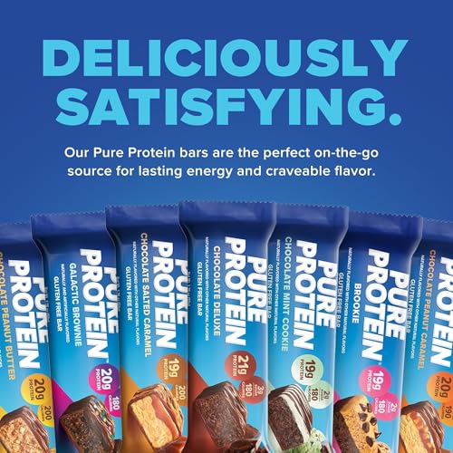 Image of Pure Protein Variety Pack - 12 Count Box | 20g High Protein, Gluten-Free, On-the-Go Snack | Ideal Pre & Post-Workout Fuel | Low Sugar, Great Taste!
