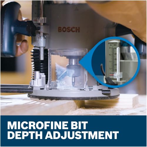 Bosch 1617EVSPK 2.25 HP Combination Plunge- and Fixed-Base Router - image 6