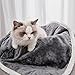 Qeils Pet Blankets for Cats - Waterproof Cat Blanket Washable - Sherpa Fleece Puppy Blanket, Soft Plush Reversible Throw Protector for Bed Couch Car Sofa, 25
