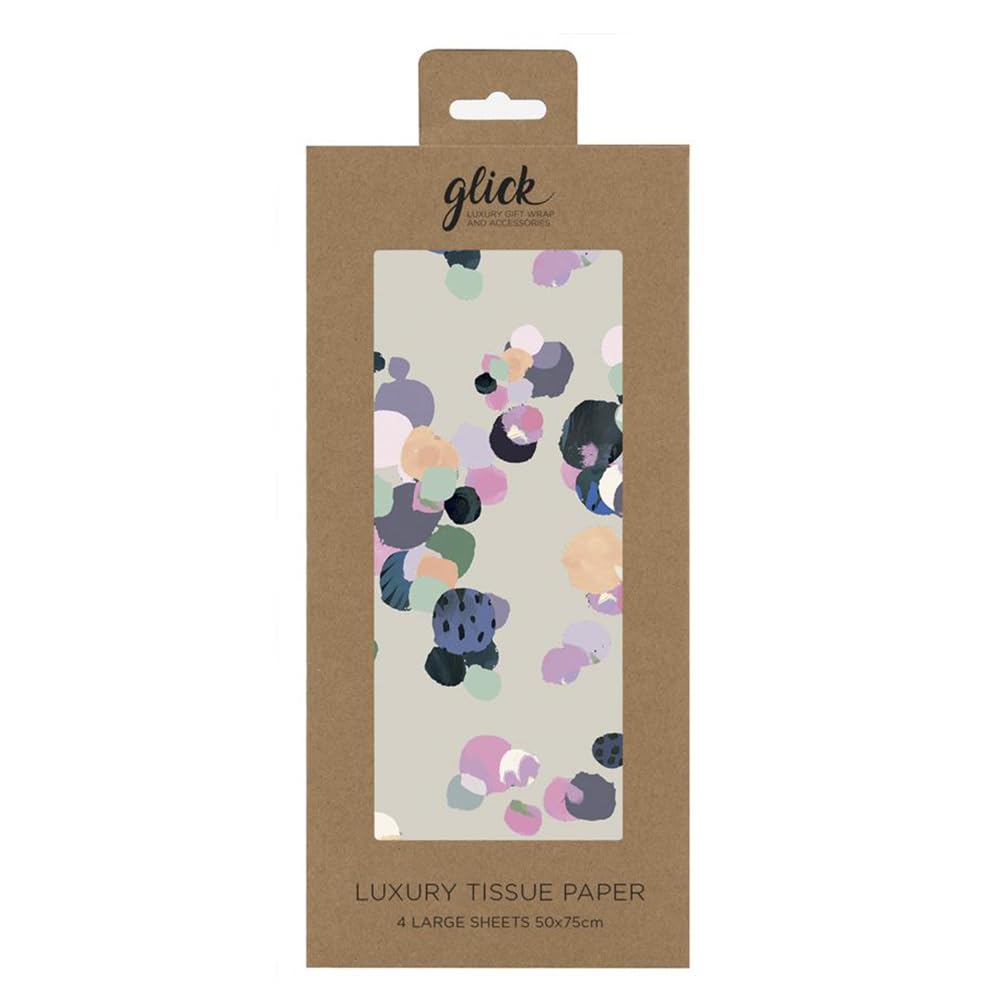 Spots Beige Stephanie Dyment Glick 4 Sheets Tissue Wrapping Paper 50 x 75 cm