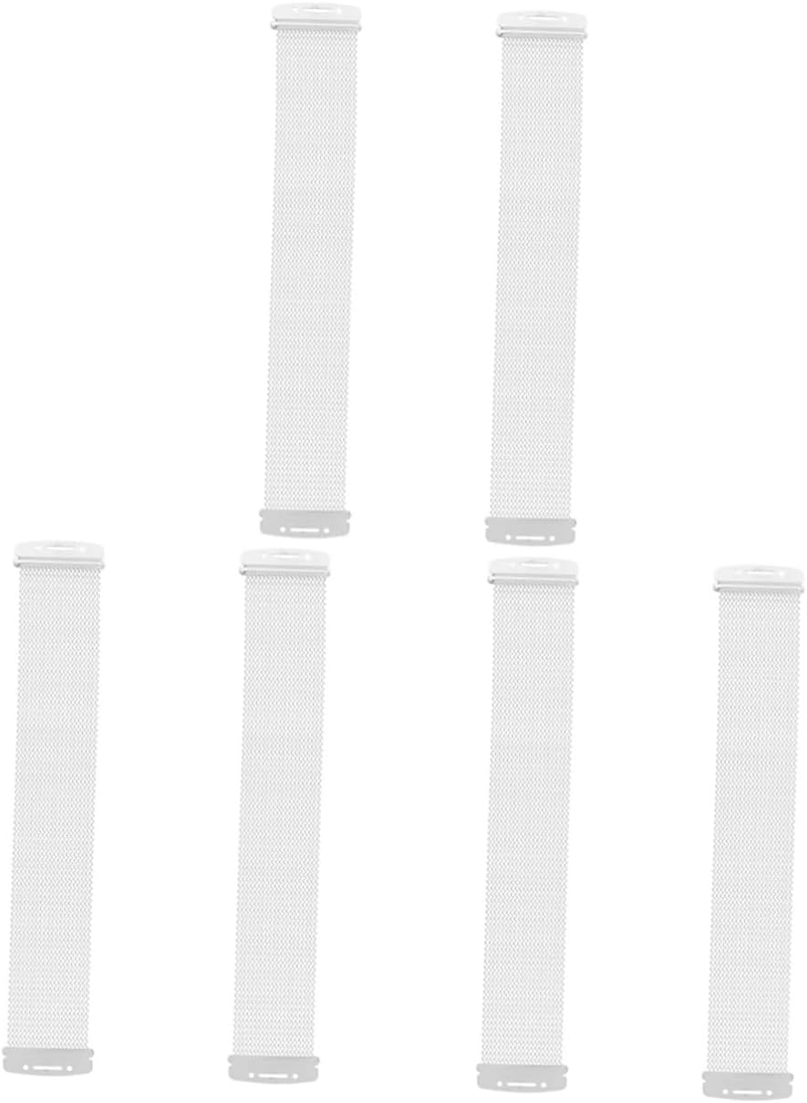 ibasenice 6pcs Stainless Steel Snare Drum Wire Snare Drum Wire Straps for Marching
