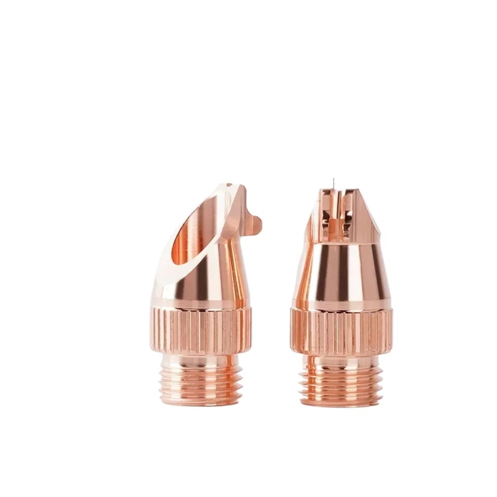 Laser Nozzle Laser Welding Nozzles M12/M16 Double Wire Feeder Copper Nozzle for Welder Gun Head(1.6mm,M10(QILIN))