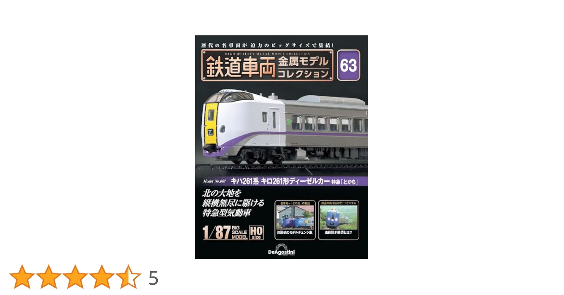 鉄道車両 金属モデルコレクション 第63号(キハ261系 キロ261形