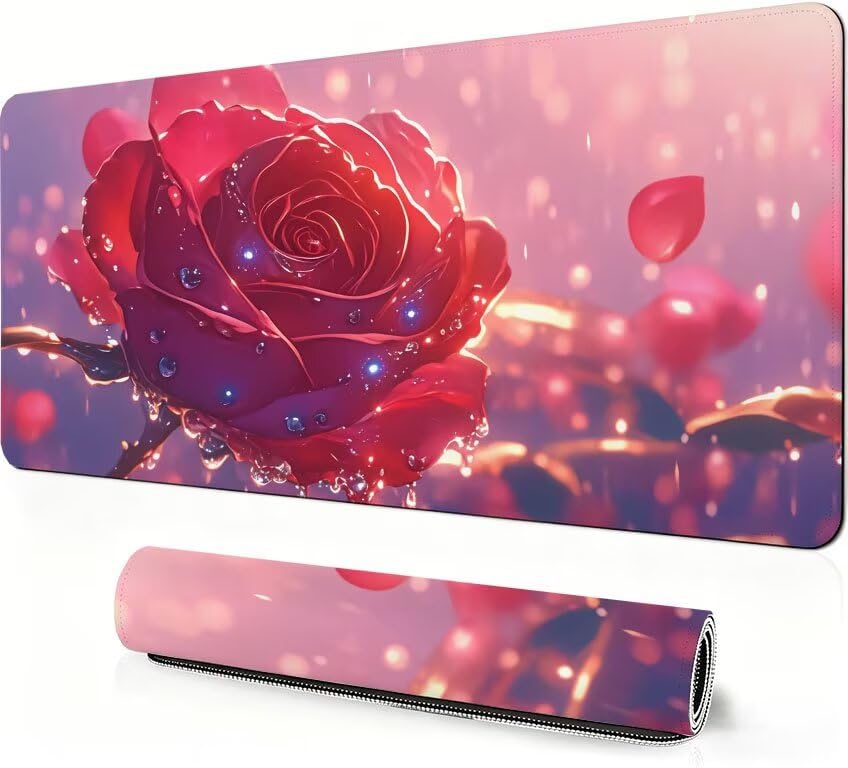 Tapis de souris de gaming améliorant la précision et la vitesse fleur DZ-693