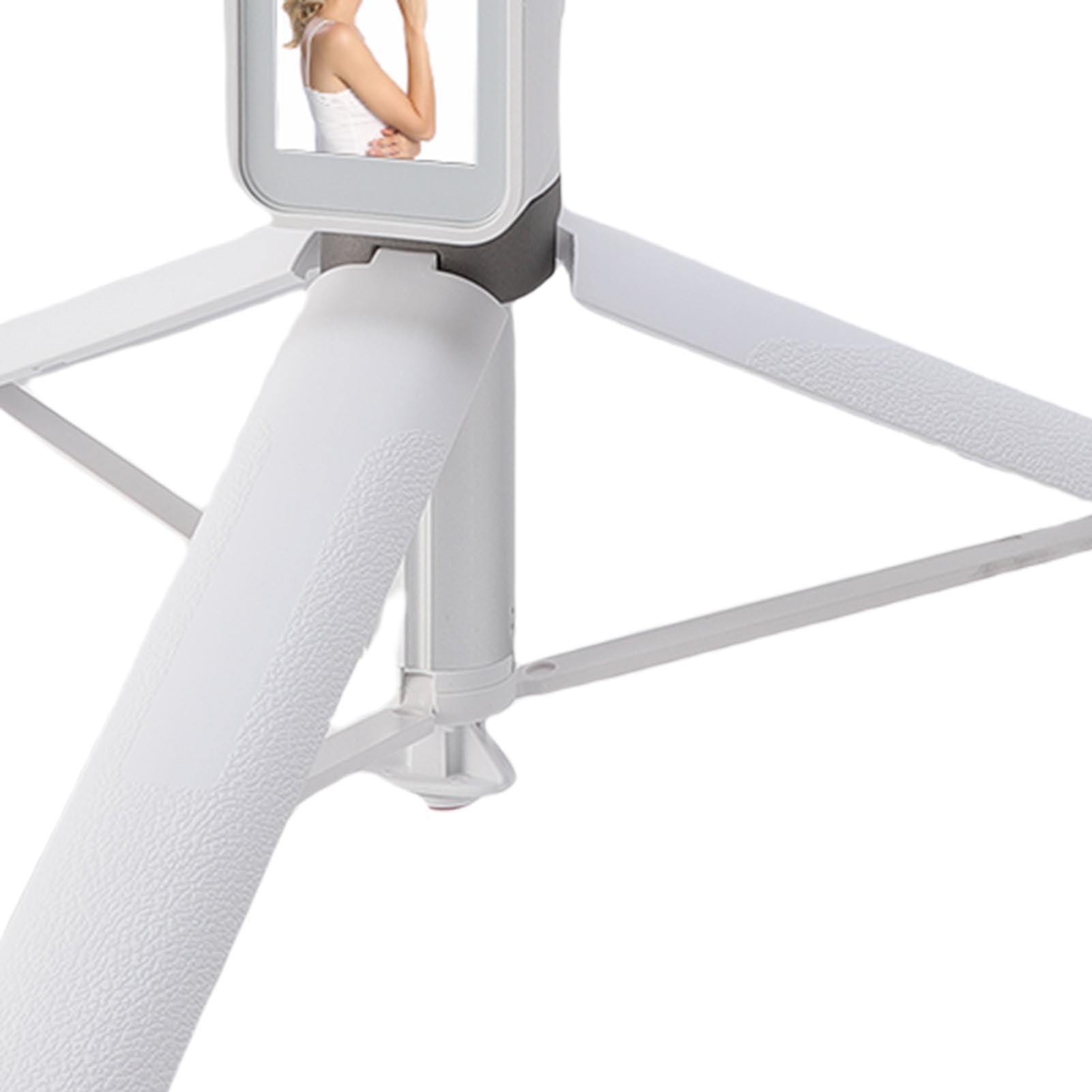 Goshyda Stick per Selfie Treppiede Telefonico, Supporto per Treppiede per Cellulare Pieghevole con Schermo Selfie da 2 Pollici, Supporto a Schermo Bluetooth WiFi, per Viaggi in Live