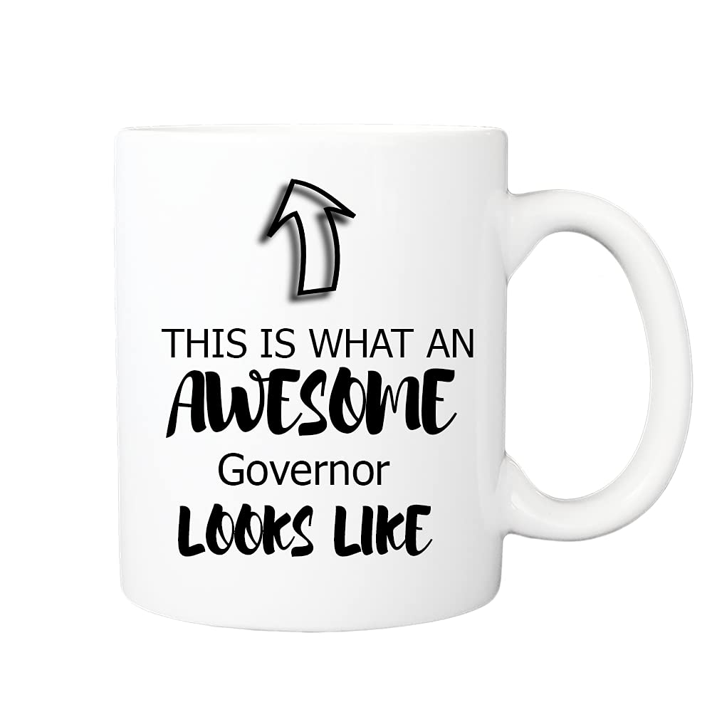 Pickhut Governor Mug - This is What an Awesome Governor Looks Like - Great Gift for Birthday, Christmas, Secret Santa