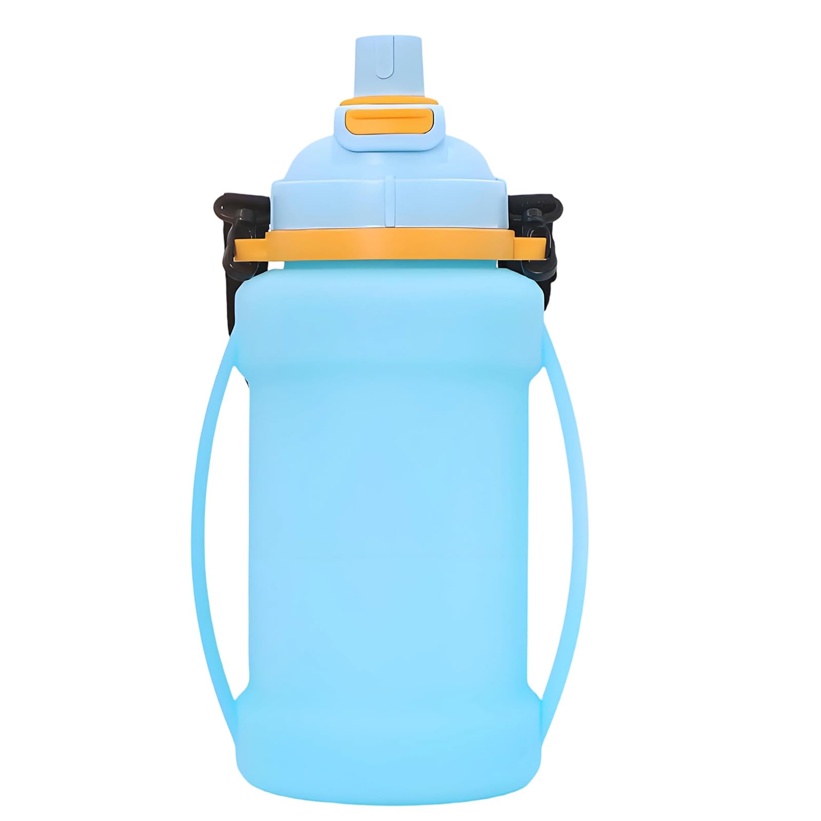 Taza plegable de silicona de 2 L para acampada y senderismo