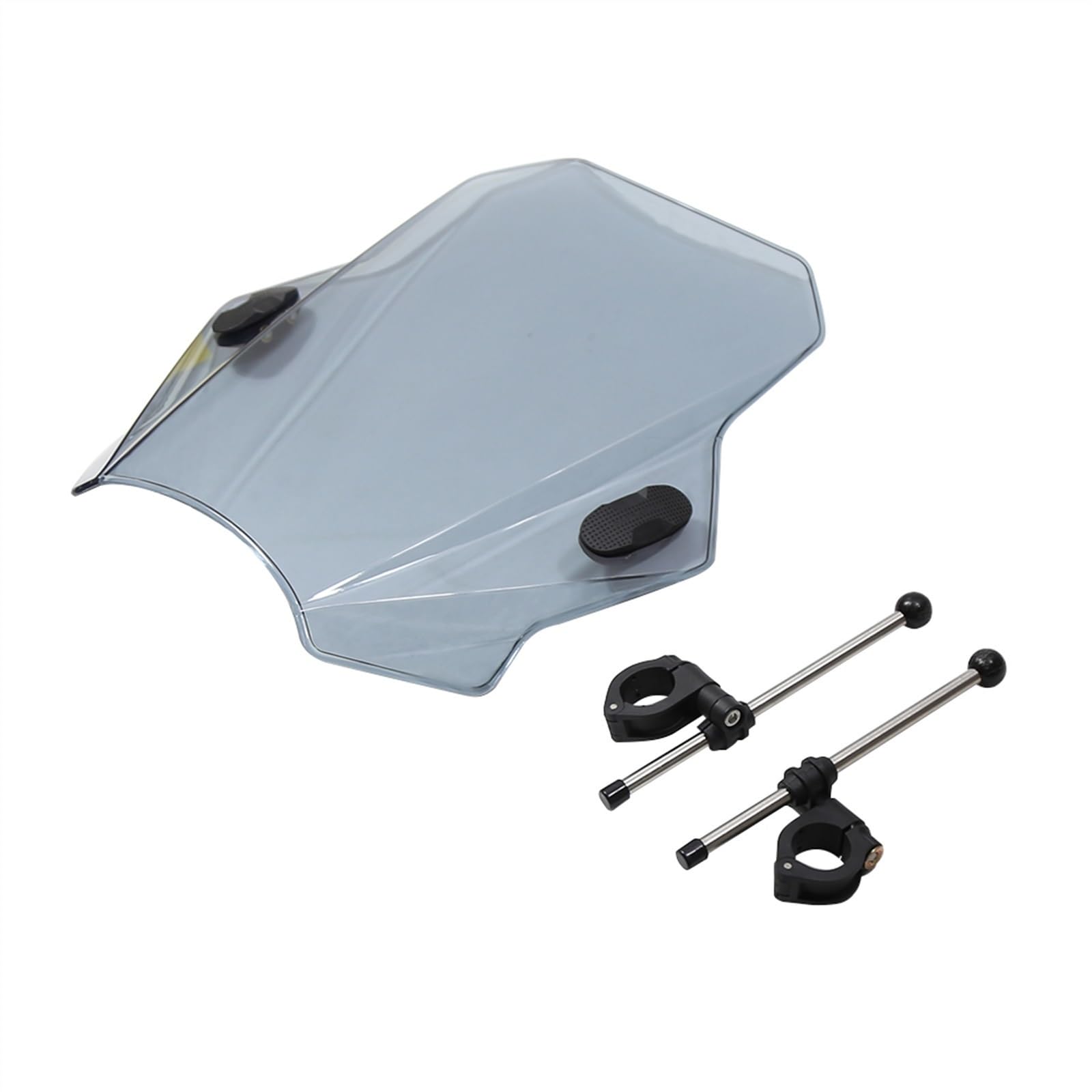 BIVOO Cupolino per Kawasaki per ER6N per ER-6N Parabrezza Parabrezza Moto Regolabile Parabrezza Deflettore (Colore : 1)