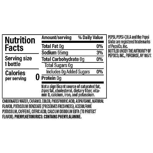 Image of Pepsi, Zero Sugar, 20 Fl Oz Bottle