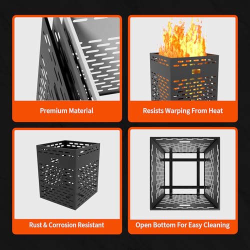 Hcsh&Will HC001 Burn Barrel, Ultra Thick Incinerator, Burn Barrel For Outside For Burning Trash thumb #3