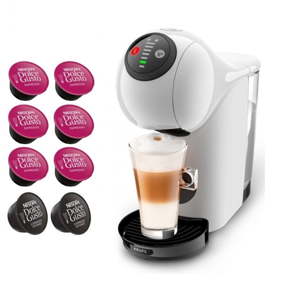 Cafetière à dosette Krups Genio S Dolce Gusto YY4446FD blanc machine expresso 1500W