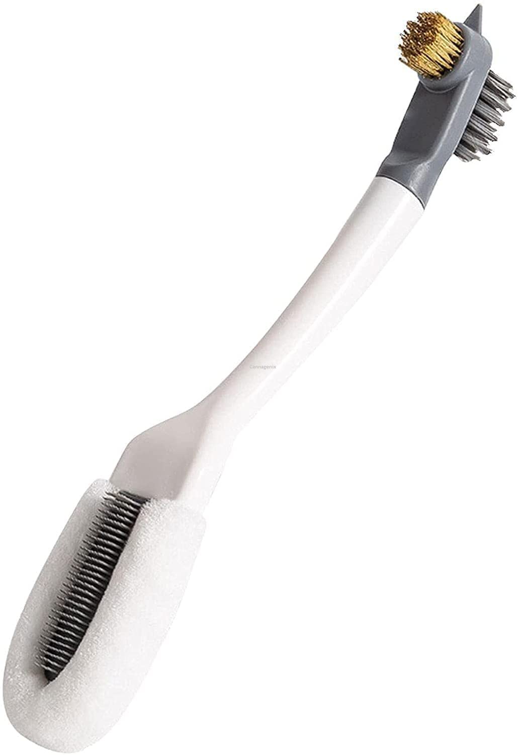 Cannagenix 3 in 1 Shoes Cleaning Brush Washing Scrubber Household Multipurpose Shoe Sneaker 3 in 1 Polishing Cleaner Tool Brush with Long Handle for Men Women