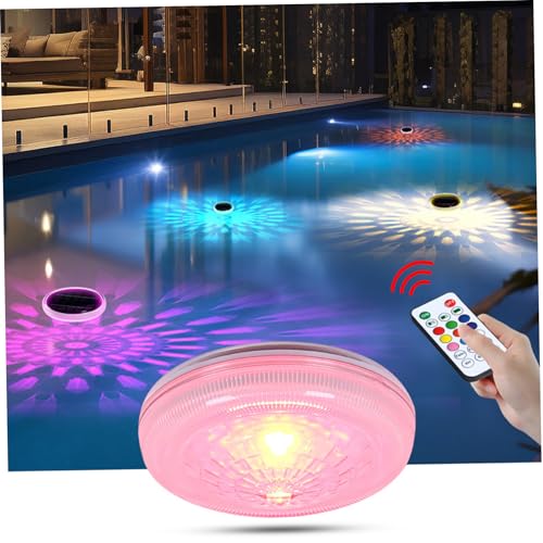 Luces exteriores impermeables solares que iluminan piscinas sin cables 6
