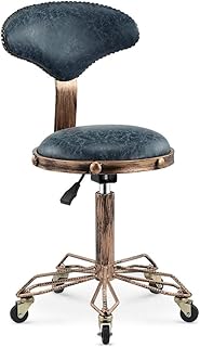 Belleza heces peluquería Silla giratoria Hair Salon Ascensor Maquillaje Sofá Silla de Ruedas (Color : A)